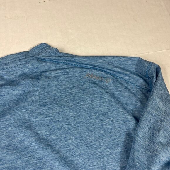 Johnnie O Men’s Featherweight Swim Shirt Blue UPF50 Short Sleeve Sporty Tee M - Picture 10 of 11